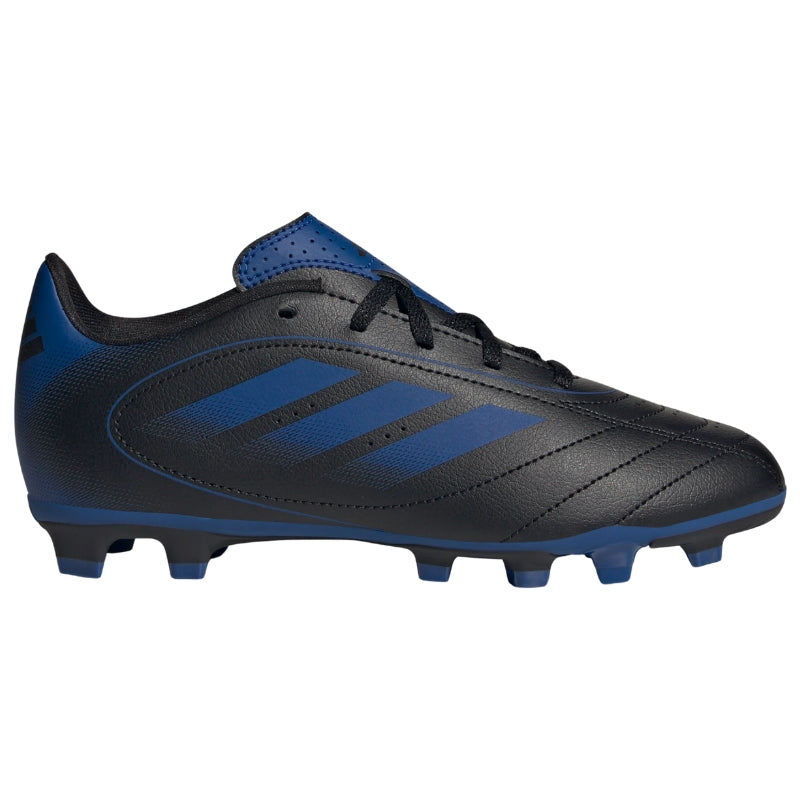 Adidas Soccer Shoes Adidas Goletto IX FG Soccer Cleats Junior Black Blue
