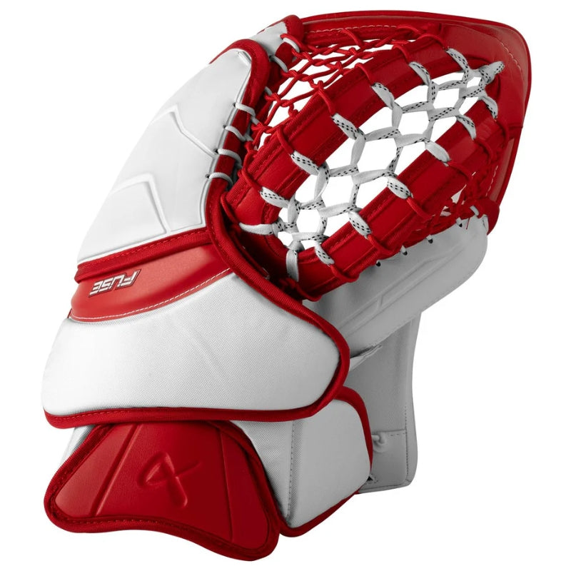 Bauer Goalie Protective Gear Bauer Supreme Fuse Hockey Goalie Catcher Senior 2026 White Red REG