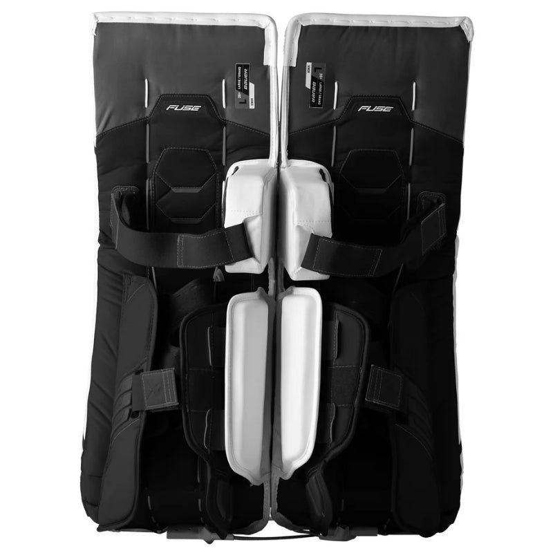 Bauer Goalie Protective Gear Bauer Supreme Fuse Hockey Goalie Leg Pads Senior 2026 White Black MTO