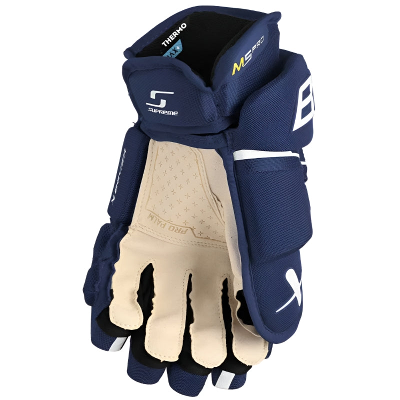 Bauer Hockey Gloves Bauer Supreme M5 Pro Intermediate Hockey Gloves Navy