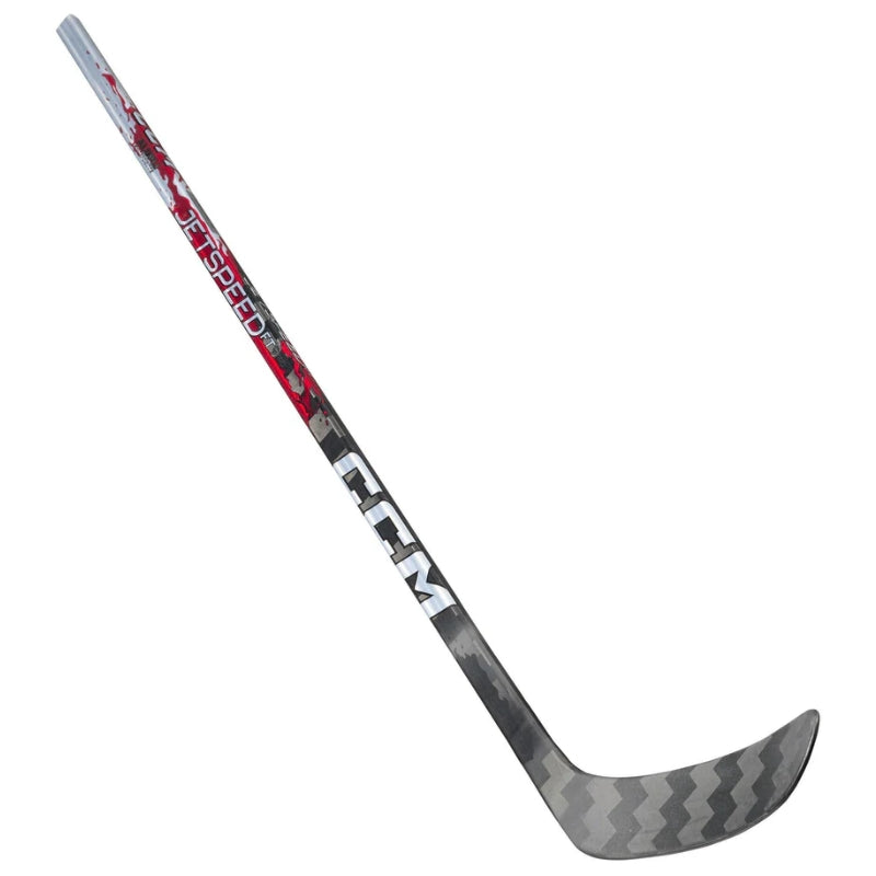 CCM Hockey Sticks CCM JetSpeed FT9 Pro Red Hockey Stick Junior 2026 Blade Curve P28 P29 P90TM