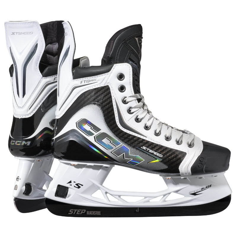 CCM Ice Skates CCM JetSpeed FT8 Pro White Edition Hockey Skates Senior 2025