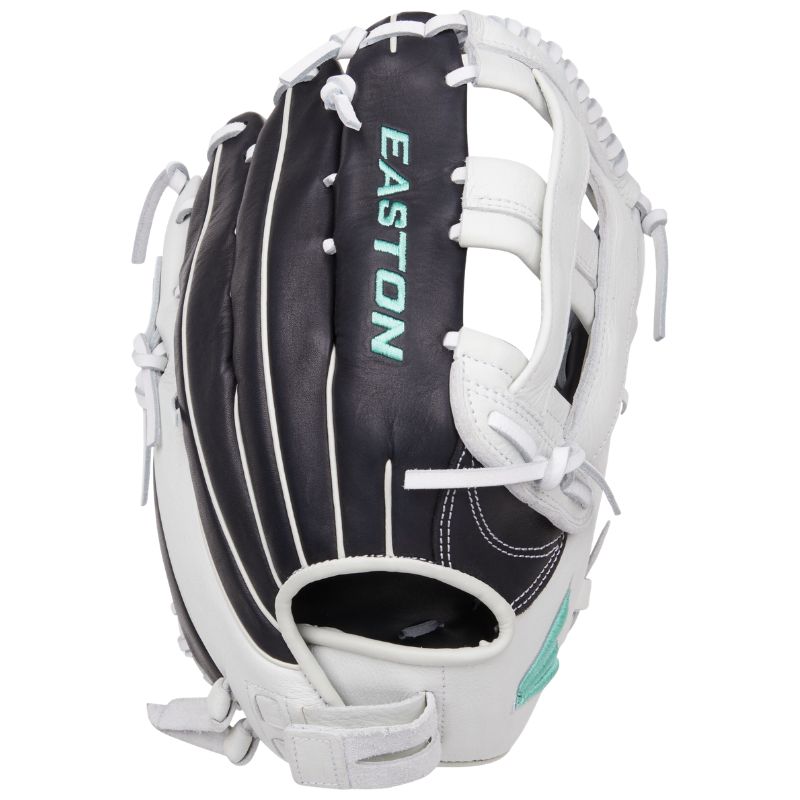Easton Baseball and Softball Fielding Gloves Easton Fudamental 13" Fastpitch Softball (2026) Girls' FMFP13B Black/Gray Right-hand throw Left-hand throw
