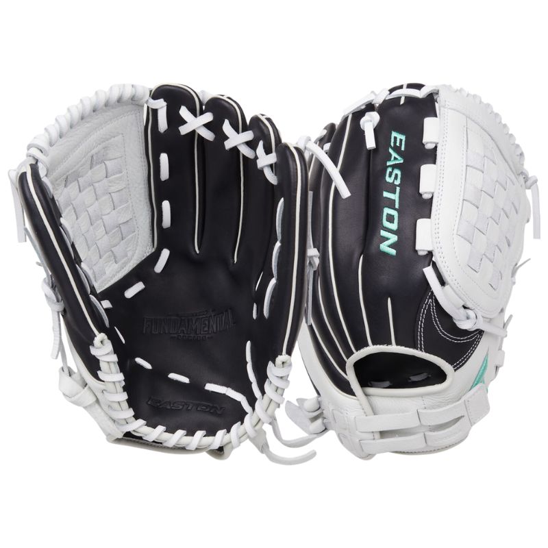Easton Fastpitch Softball Gloves Fundamental 12.5" (2026) Women's FMFP125B Black/White RHT LHT
