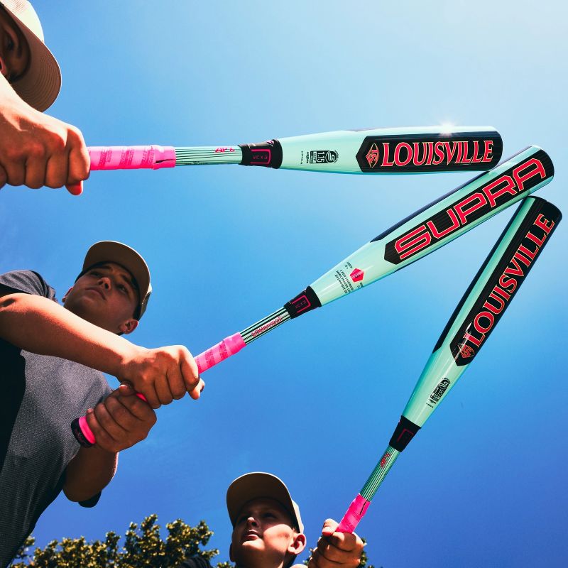 Louisville Slugger Baseball Bats Louisville Slugger Supra (-10) USSSA Baseball Bat (2026) WBL411801 097512917377 Neon Mint/Pink 17-21oz