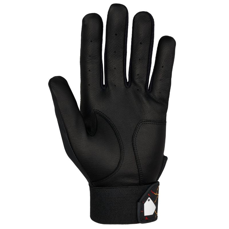 Mizuno Baseball Batting Gloves Mizuno MVP (2026) Black/Orange 330462