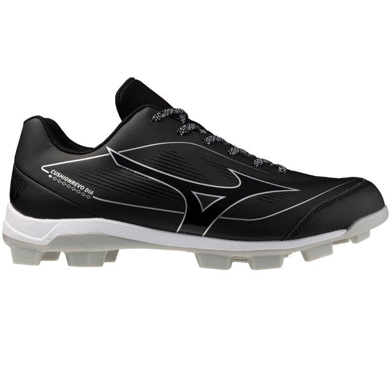 Mizuno Baseball and Softball Cleats Mizuno Cushionrevo Diamond TPU Baseball Cleats Men's Adult sizes 6-13 Black/White 320707 2026