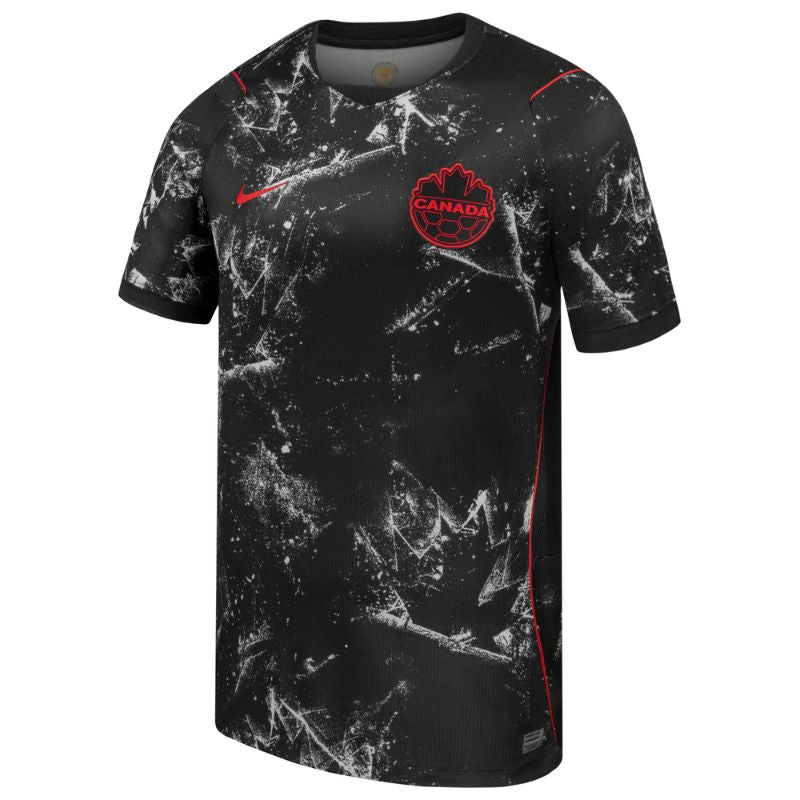Nike Official Soccer Jerseys Nike Canada Stadium Away Jersey (2026) Youth P45892 Black