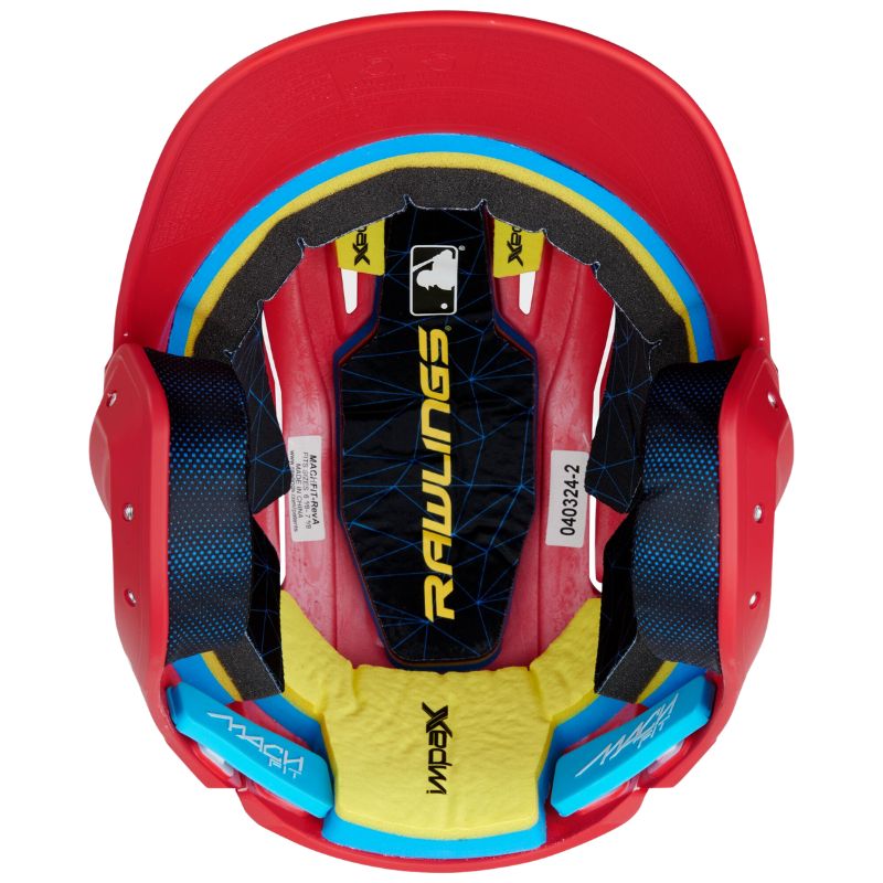 Rawlings Baseball Batting Helmets Rawlings Mach Fit 1-Tone (2026) One size (OS) MACHFIT Scarlet