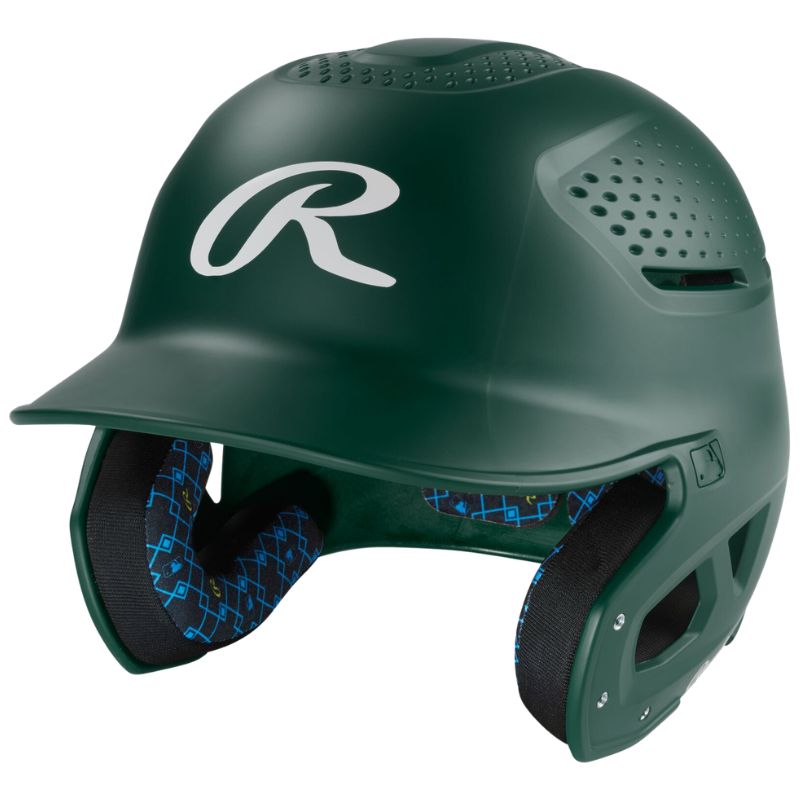 Rawlings Baseball Batting Helmets Rawlings RX2 1-Tone (2026) Adult RX2MATS Dark Green
