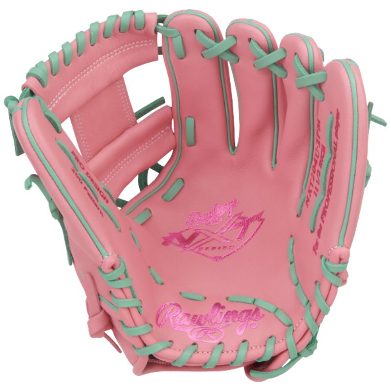 Rawlings Baseball Gloves Rawlings NXT Series 11.5" Infield (2026) Youth Pink/Mint 204U NXT204U-2PM