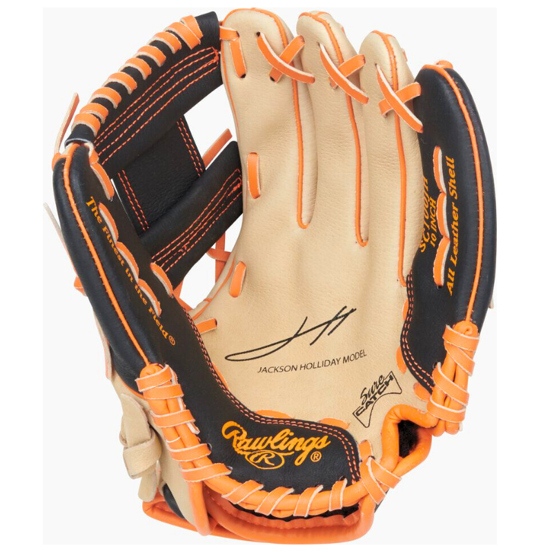 Rawlings Baseball Gloves Rawlings Sure Catch Series Jackson Holiday Signature 10" Youth SC100JH RHT