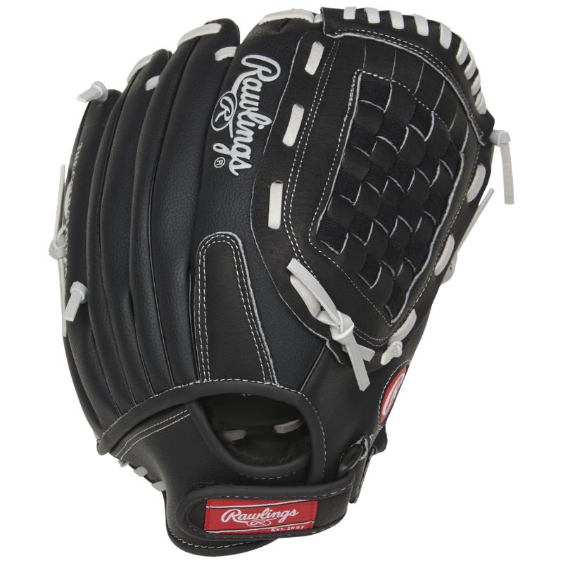 Rawlings Baseball and Softball Fielding Gloves Rawlings RSB Series 13" Infield/Outfield Slo-pitch Softball (2026) Adult RSB130GB Black/Gray Right-hand throw Left-hand throw