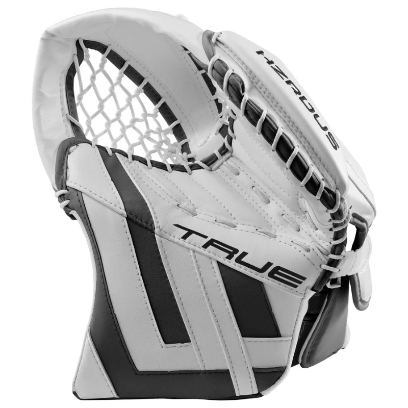 TRUE Hockey Protective Gear TRUE HZRDUS 7X4 Goalie Catcher Senior 2024 White Black