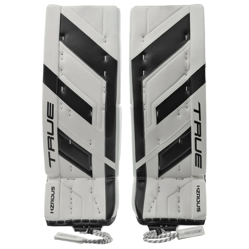 TRUE Hockey Protective Gear TRUE HZRDUS 9X4 Goalie Leg Pads Senior 2024 White Black