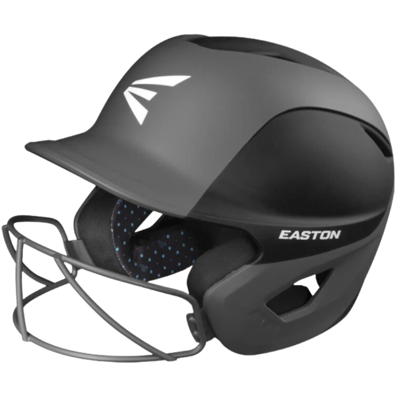 Easton Ghost Matte Twotone w Cage Softball Batting Helmet Time Out