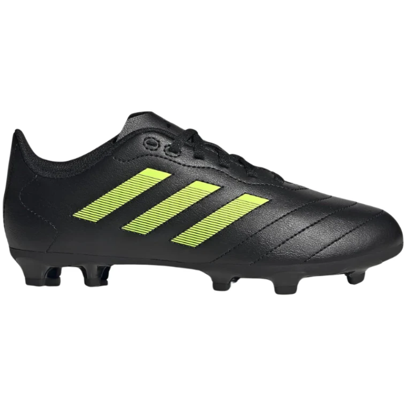 Kids Adidas Goletto VIII FG Molded Soccer Cleats 11 Black Lemon