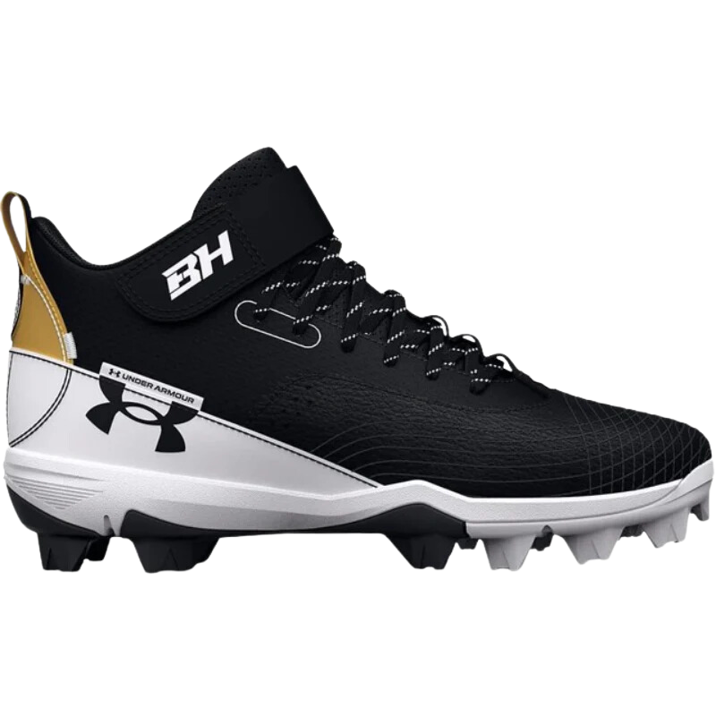 Under Armour Harper 7 RM Boys Mid Baseball Cleats Junior Time Out Source For Sports