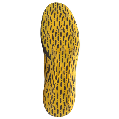 Puma Future 5.1 Netfit Firm Ground Soccer Cleats Junior Yellow/Black bottom pointing up