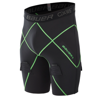 Bauer Core 1.0 Jock Short Senior 2021 black front side