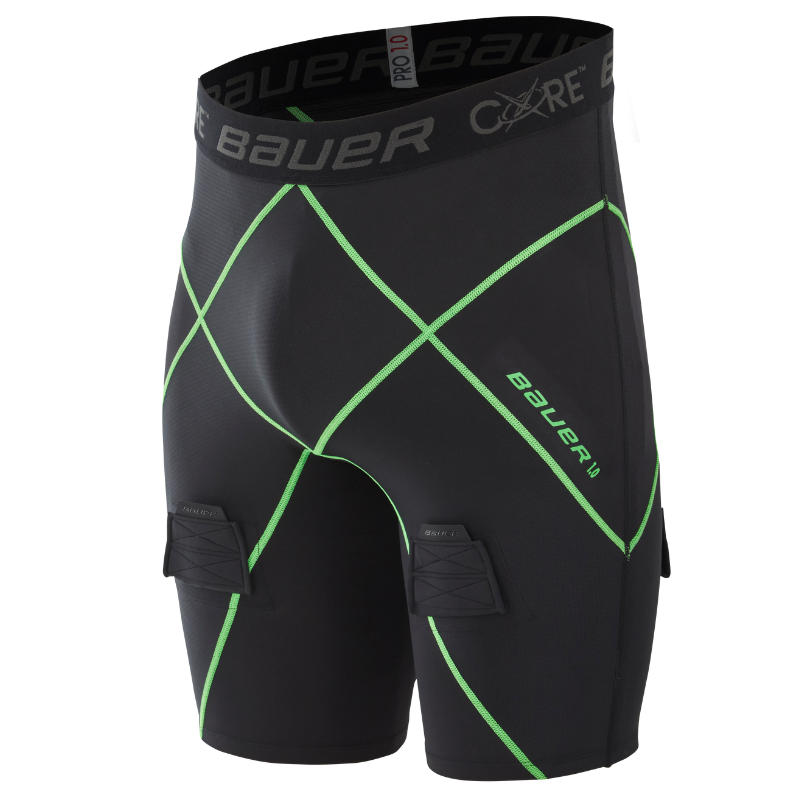 Bauer Core 1.0 Jock Short Senior 2021 black front side