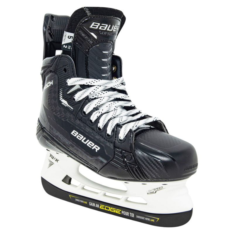 Bauer Supreme Mach Hockey Skates W/ Pulse TI Steel - Intermediate (2022)