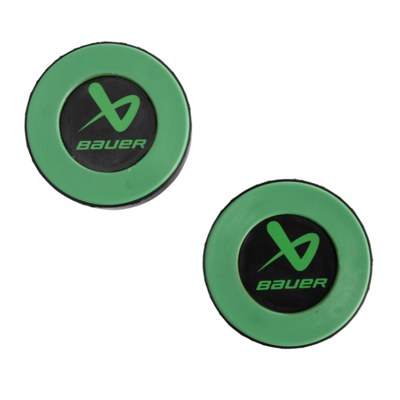 Bauer Multi Surface Training Puck (2024) face of 2 pucks