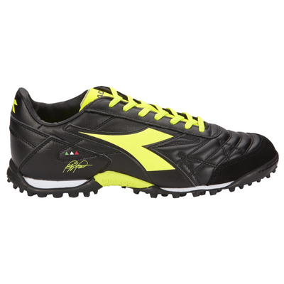 Diadora M.Winner Soccer Turf Boots Black/Neon Adult side pointing right