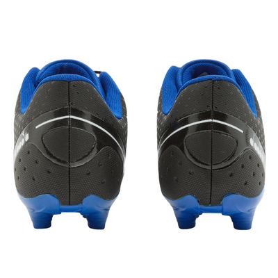 Diadora Pichichi 5 MG14 Soccer Cleats Adult Black/White/Blue back of both shoes