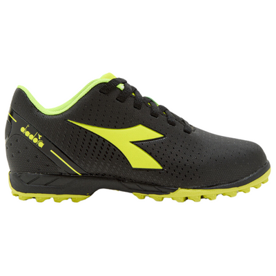 Diadora Pichichi 5 JR/PR Soccer Turf Boots Black/Yellow Junior side pointing right