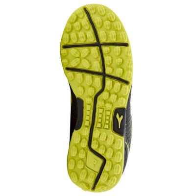 Diadora Pichichi 5 JR/PR Soccer Turf Boots Black/Yellow Junior bottom pointing up