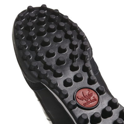 Adidas Copa Mundial Leather Team Black/White/Red Junior Adult Soccer Turf Boots close-up of bottom