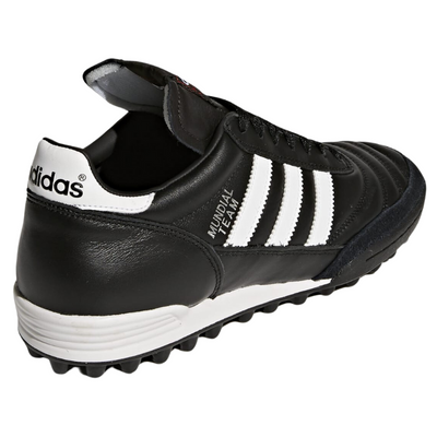 Adidas Copa Mundial Leather Team Black/White/Red Junior Adult Soccer Turf Boots side/back pointing to the upper-right