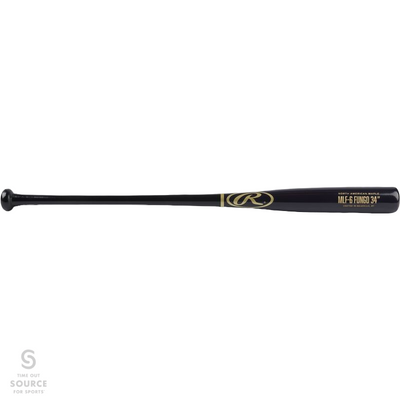 Rawlings Fungo 34" Wood Baseball Bat - Black / Navy - Maple (2022)