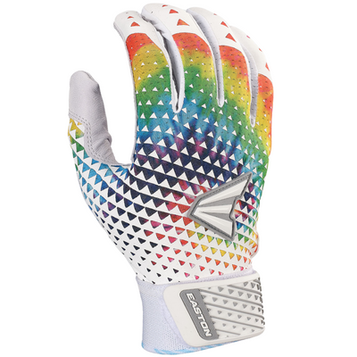 Easton Ghost NX Fastpitch Baseball Batting Gloves Women's tie dye back