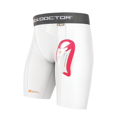 Shock Doctor Boys Core Double Compression Shorts with BioFlex Cup