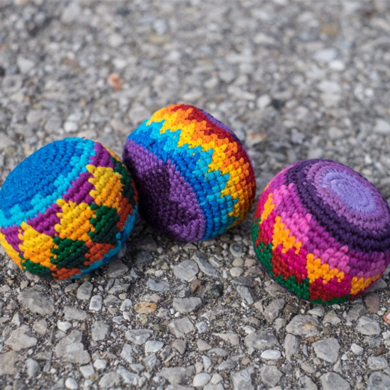360 Athletics Activity Play Balls 360 Athletics Hacky Sack Crocheted Assorted
