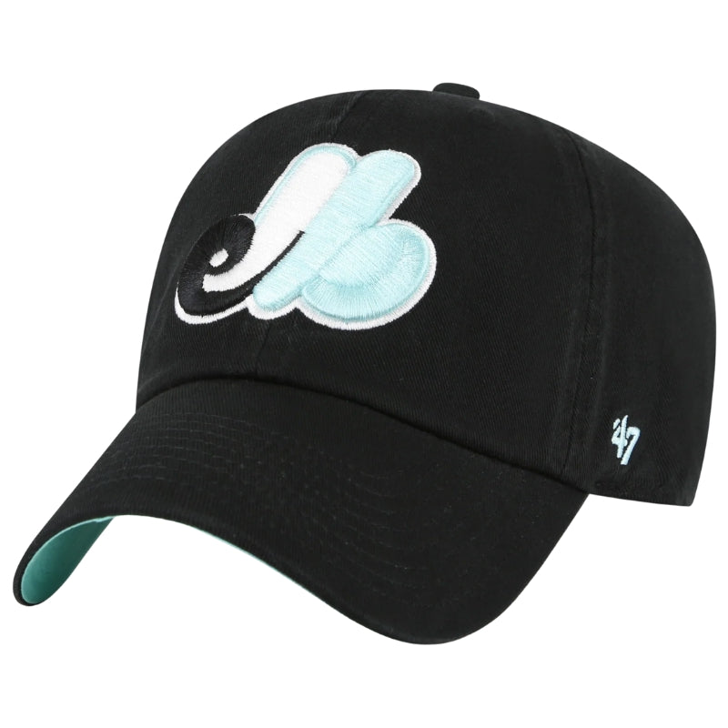 47 Brand Sports Fan Accessories 47 Brand MLB Double Under Clean Up Cap Montreal Expos