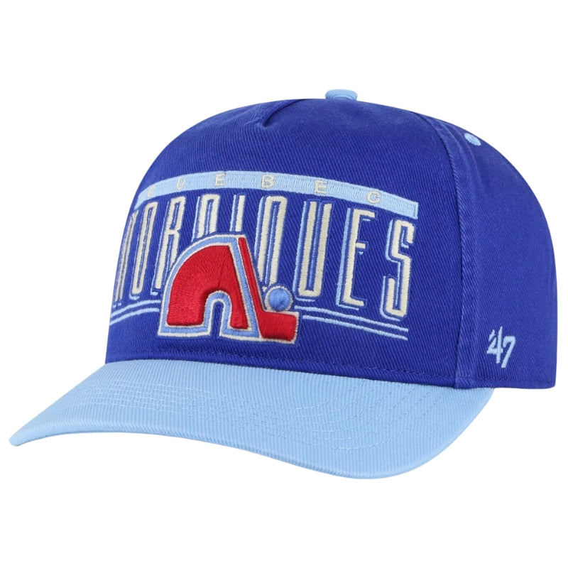 Casquette Snapback 47 Brand Nordiques Québec - Broderie NHL, Bleu, Ajustable