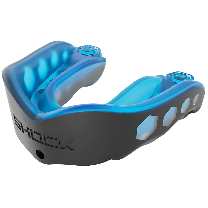 Shock Doctor Gel Max Mouthguard Youth side front blue