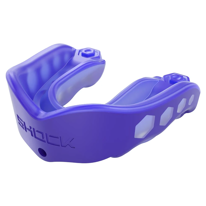 Shock Doctor Gel Max Mouthguard Youth side front purple