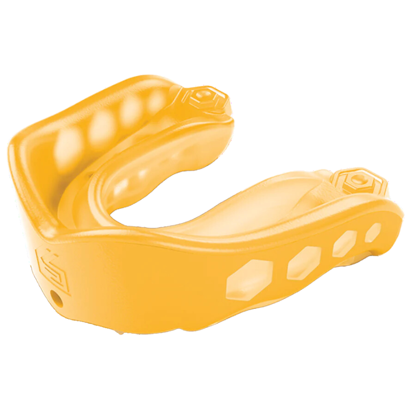 Shock Doctor Gel Max Mouthguard Youth side front yellow
