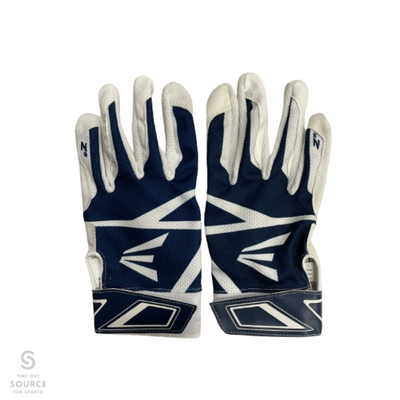 Easton Z3 Baseball Batting Gloves - White / Navy - Adult