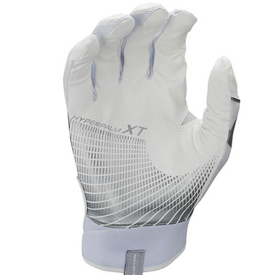 Easton Prowess Women's Baseball Batting Gloves Women's white front (palm)