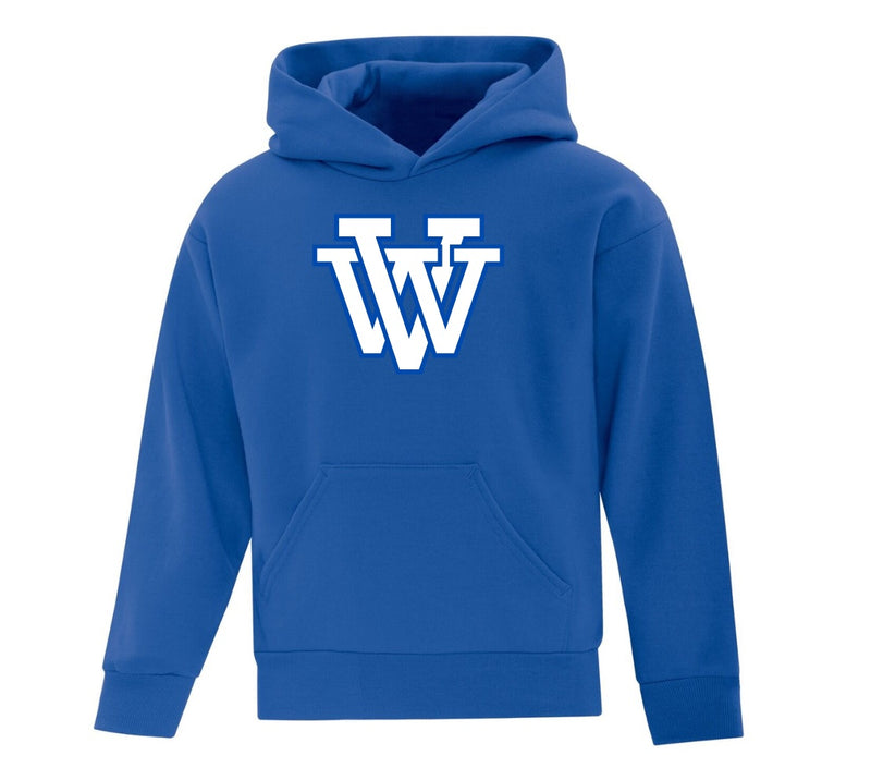 WVLL ATC Every Day Fleece Hoodie- Large Logo- Youth
