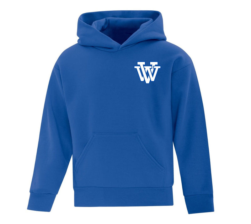 WVLL ATC Every Day Fleece Hoodie- Small Logo- Youth