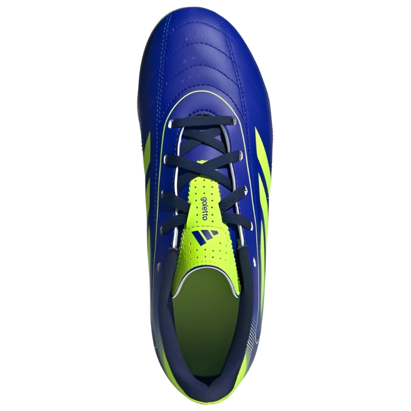 Adidas Soccer Shoes Adidas Goletto IX FG Soccer Cleats Junior Blue Green
