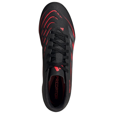 Adidas Soccer Shoes Adidas Predator Club Soccer Turf Boots Adult Black Gray Red
