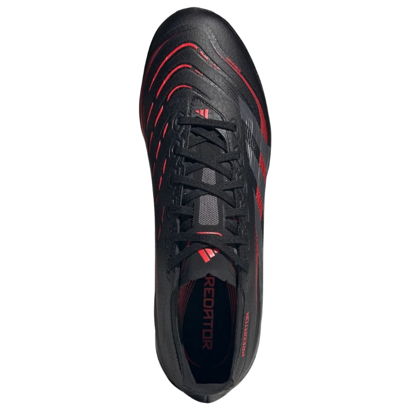 Adidas Soccer Shoes Adidas Predator League Soccer Turf Boots Adult Black Gray Red