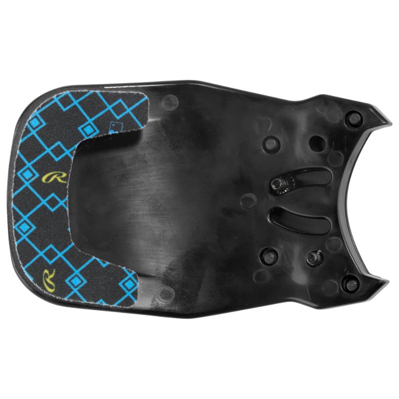 Bauer Baseball Batting Helmet Extensions Bauer Rawlings RX2 Reversible Batting Helmet Extension (Jaw Guard) RX2REVADJ Black
